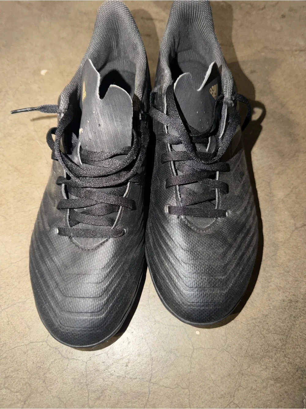adidas Black Soccer Turf Cleats